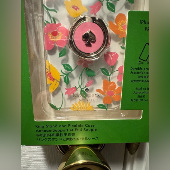 Kate Spade Strawberry Garden iPhone 15 case - Picture 2 of 3